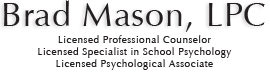 Brad Mason, Licensed Professional Counselor